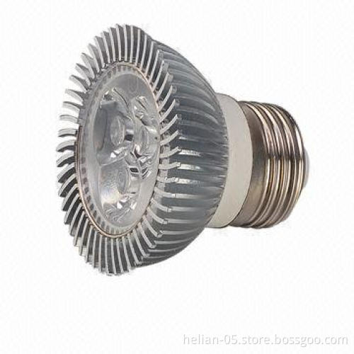 4 x 1W LED Spotlight Bulbs with High-efficiency, Aluminum Housing